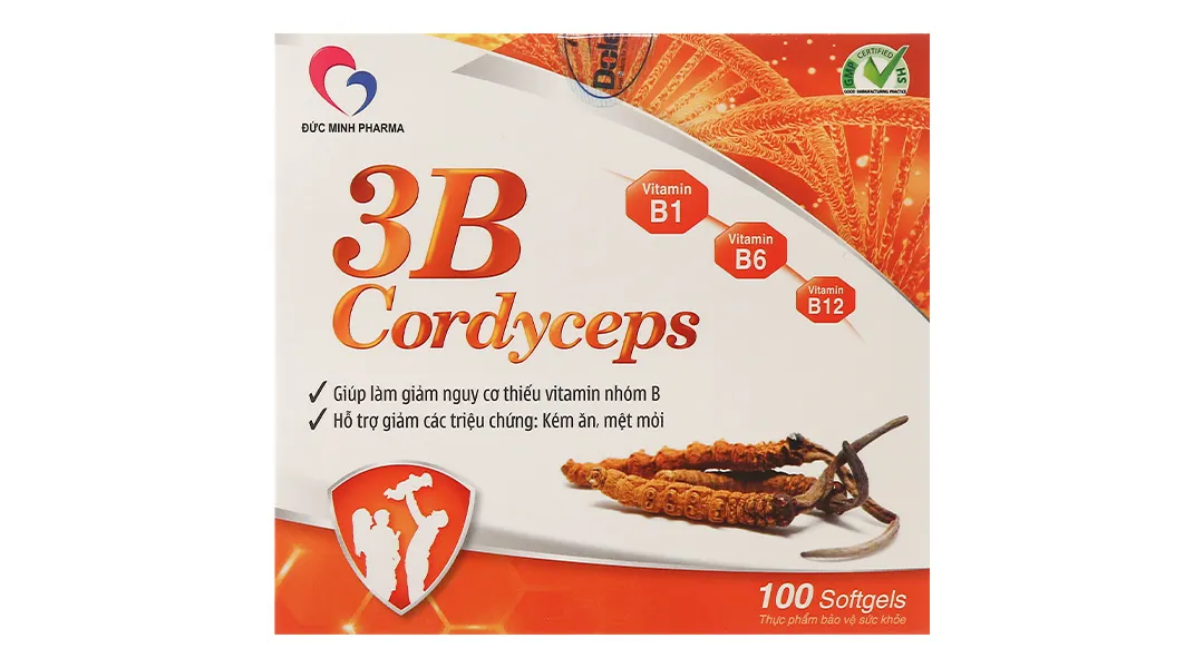 3B Cordyceps hộp 100 viên 3