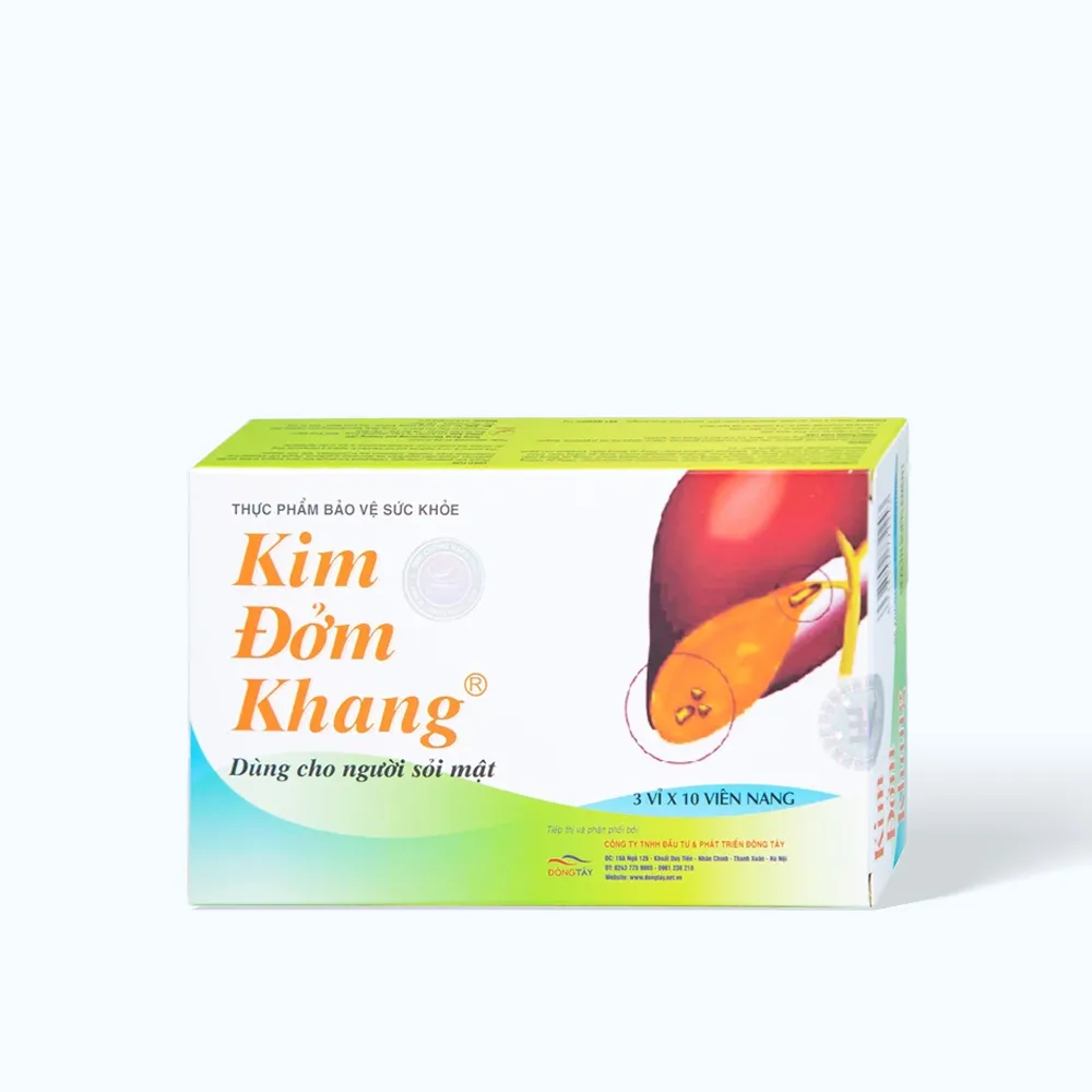 Đông Tây Kim Đởm Khang (Hộp 30 viên) hỗ trợ giảm sỏi mật