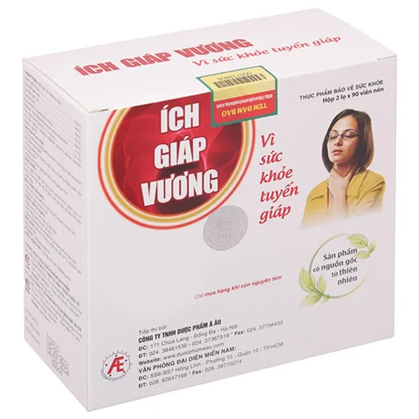Thực phẩm bảo vệ sức khoẻ: Ích Giáp Vương