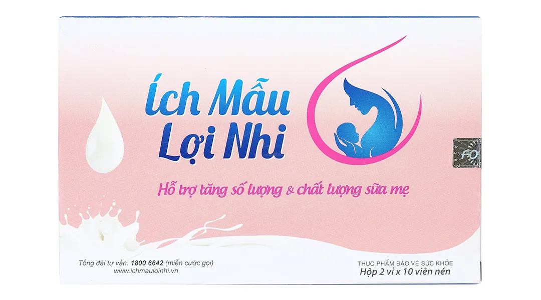 Ích Mẫu Lợi Nhi hộp 20 viên 3
