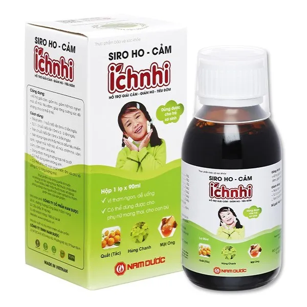 Thực phẩm bảo vệ sức khoẻ: Siro Ho - cảm Ích Nhi