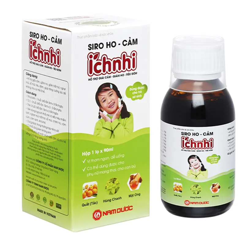 Thực phẩm bảo vệ sức khoẻ: Siro Ho - cảm Ích Nhi 2