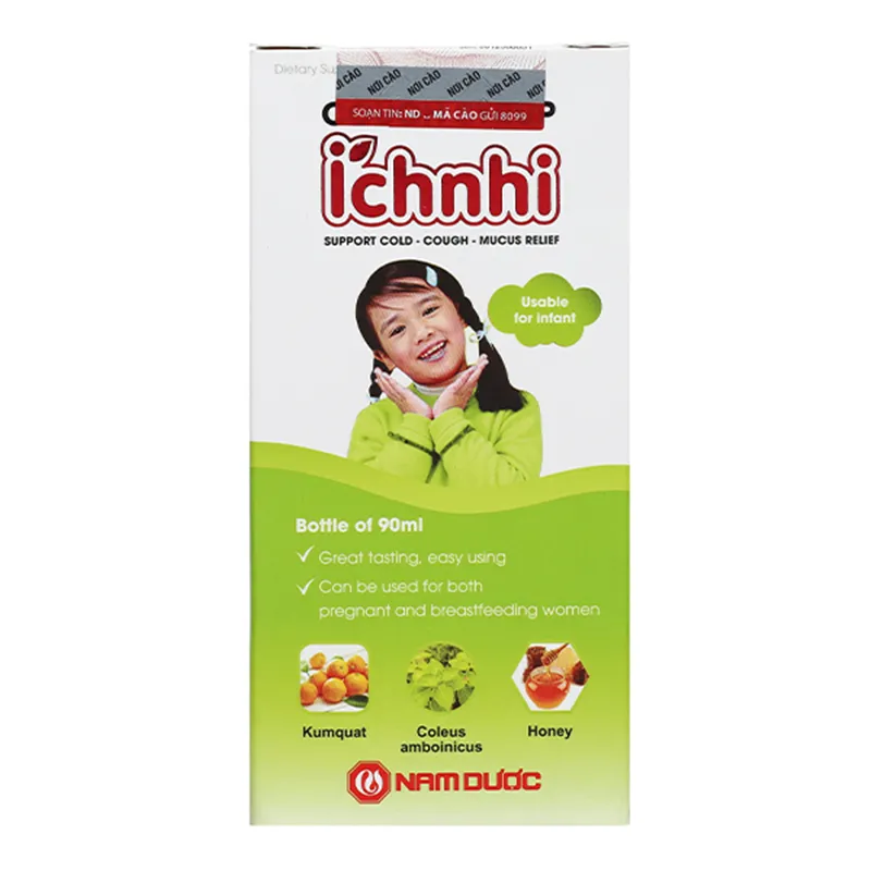 Thực phẩm bảo vệ sức khoẻ: Siro Ho - cảm Ích Nhi 3