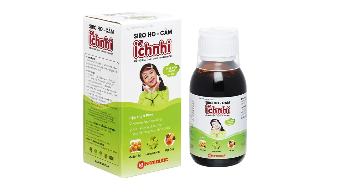 Thực phẩm bảo vệ sức khoẻ: Siro Ho - cảm Ích Nhi 4