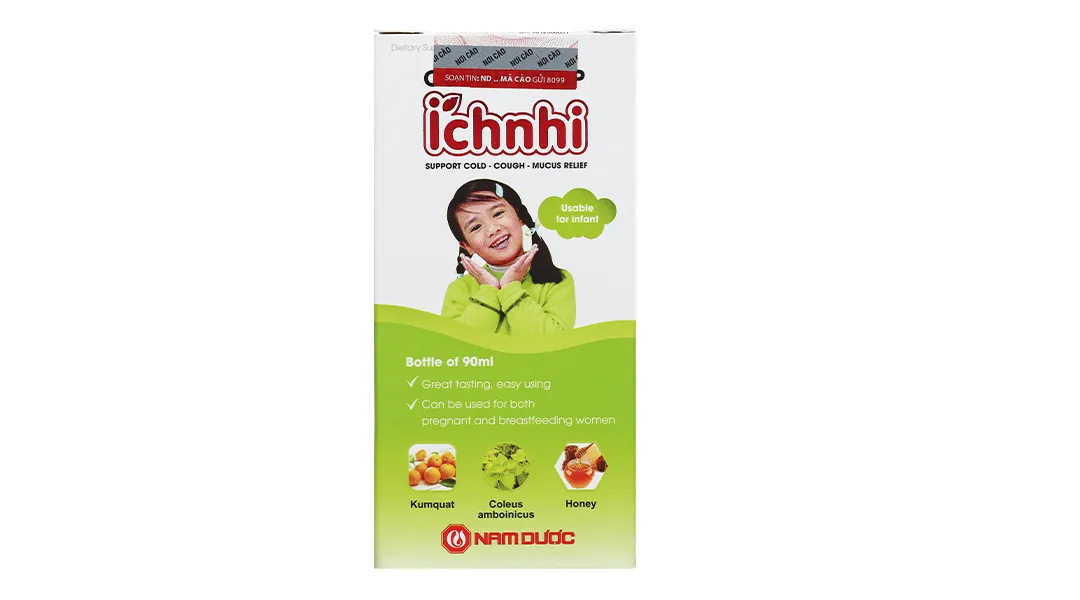 Thực phẩm bảo vệ sức khoẻ: Siro Ho - cảm Ích Nhi 8