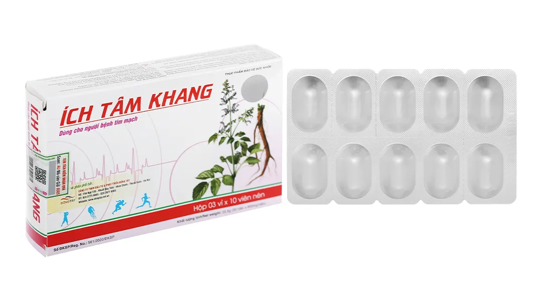 Ích Tâm Khang hộp 30 viên 2