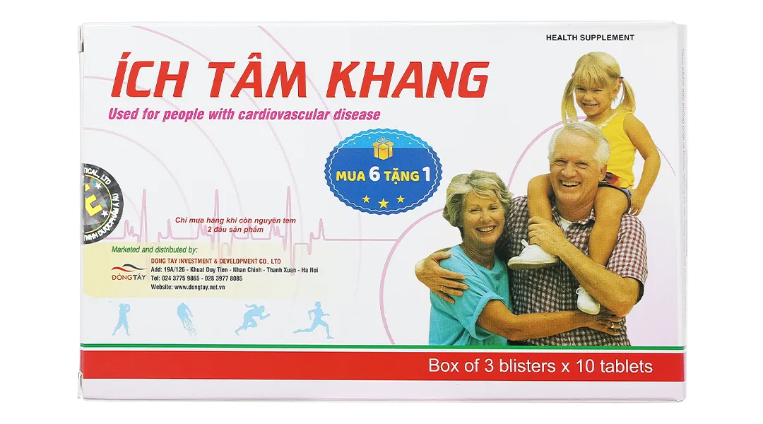 Ích Tâm Khang hộp 30 viên 3