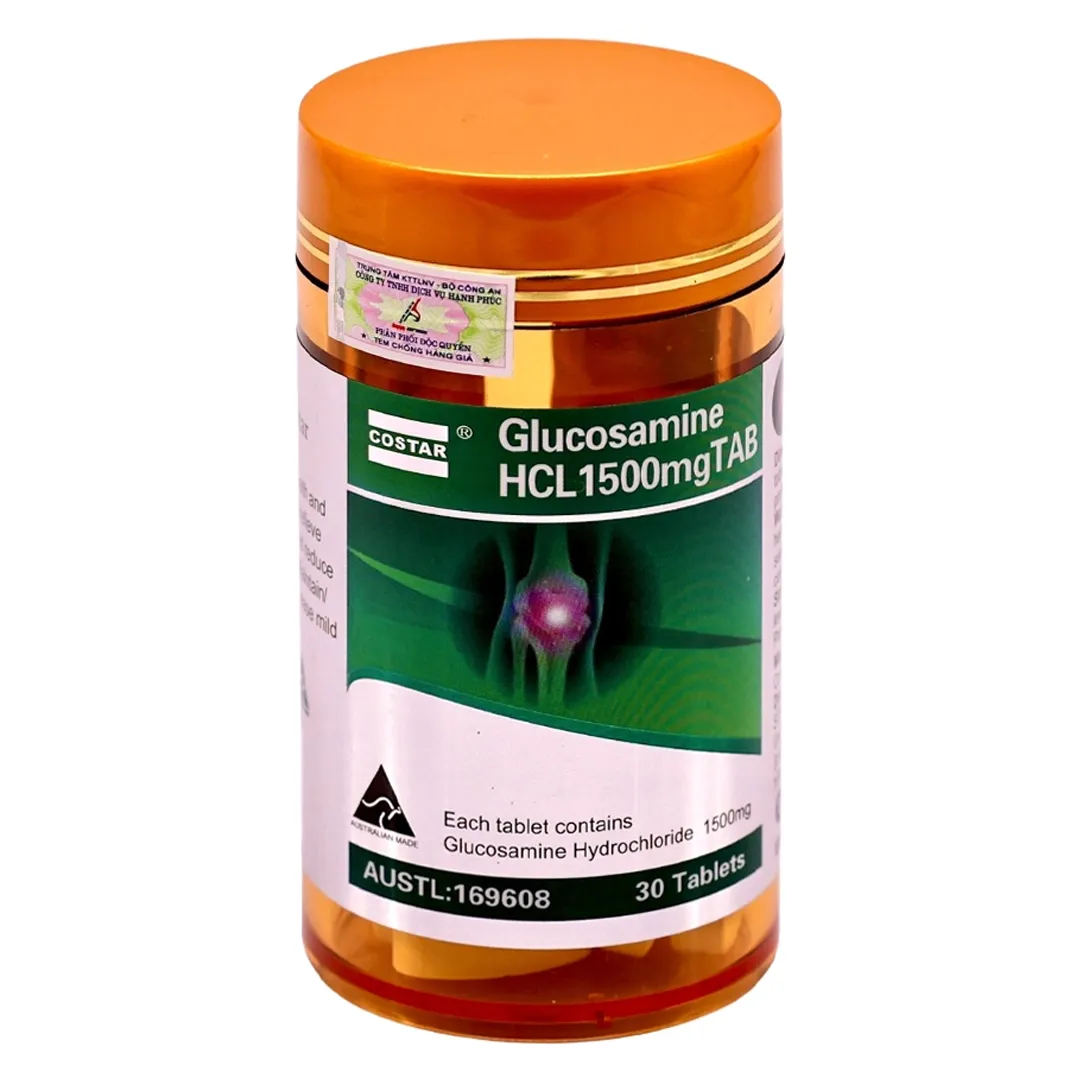 [HSD 01/2027] Viên Uống Costar Glucosamine Hỗ Trợ Xương Khớp 30 Viên