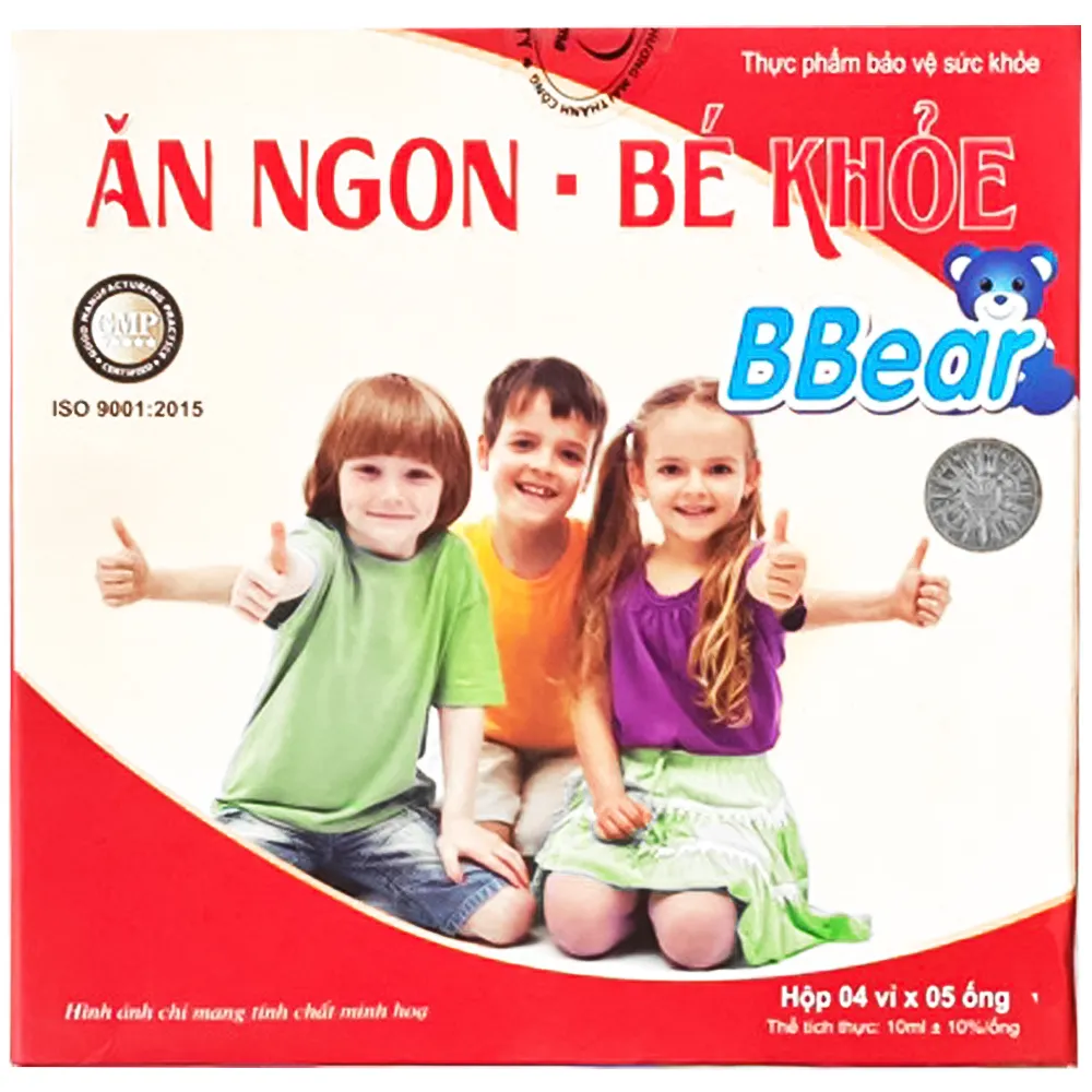 ĂN NGON BÉ KHỎE BBEAR THÀNH CÔNG 4 VỈ X 5 ỐNG