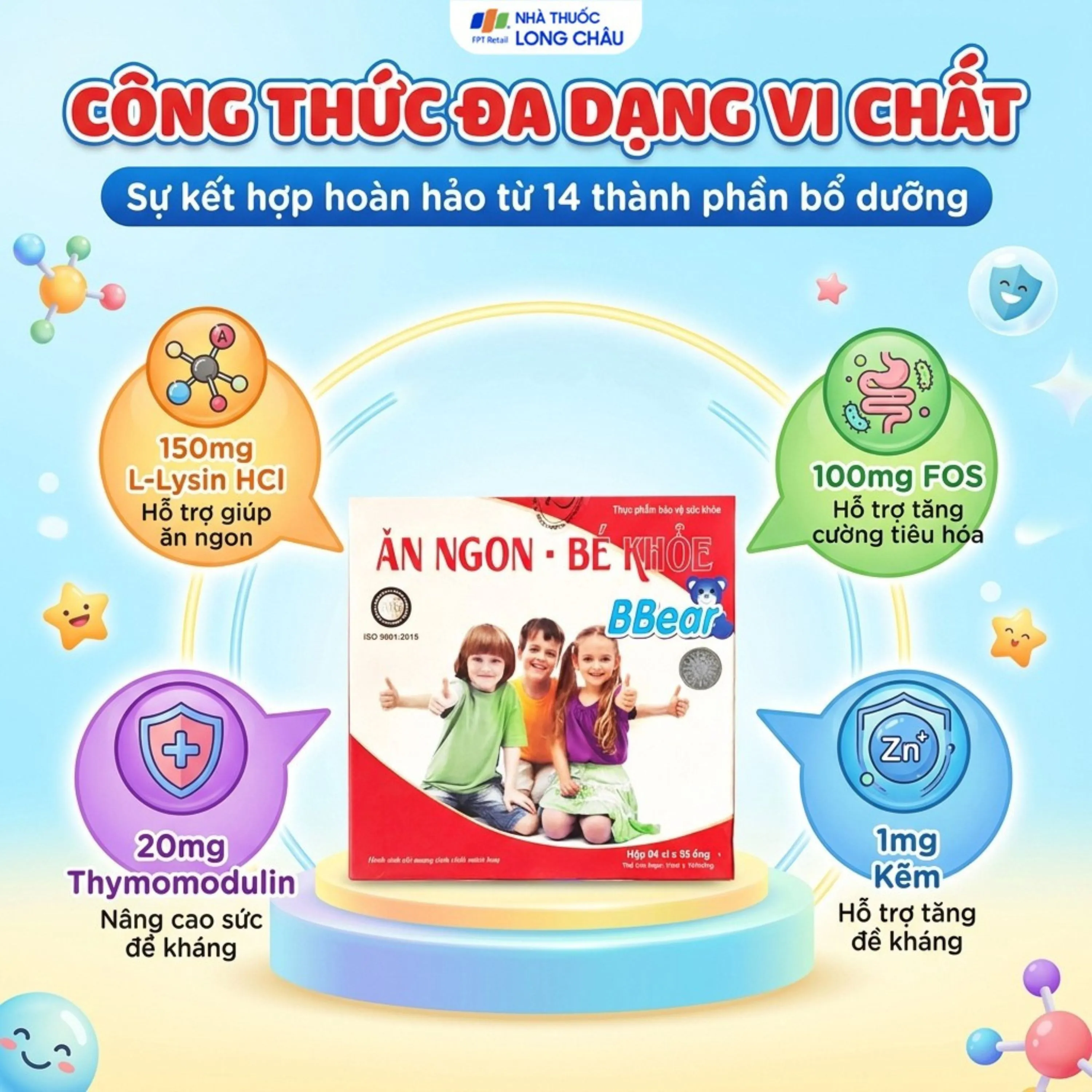 ĂN NGON BÉ KHỎE BBEAR THÀNH CÔNG 4 VỈ X 5 ỐNG 3