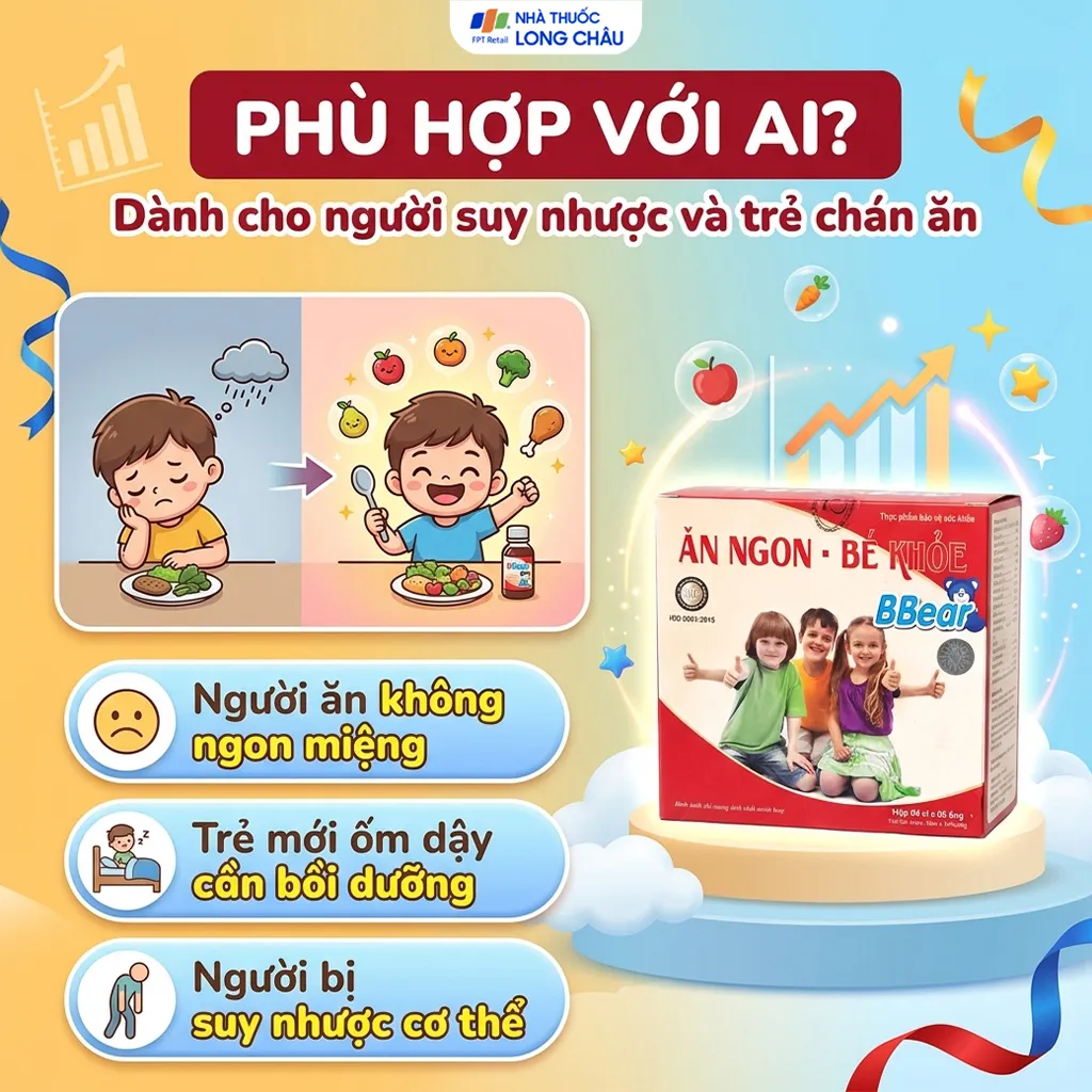 ĂN NGON BÉ KHỎE BBEAR THÀNH CÔNG 4 VỈ X 5 ỐNG 4