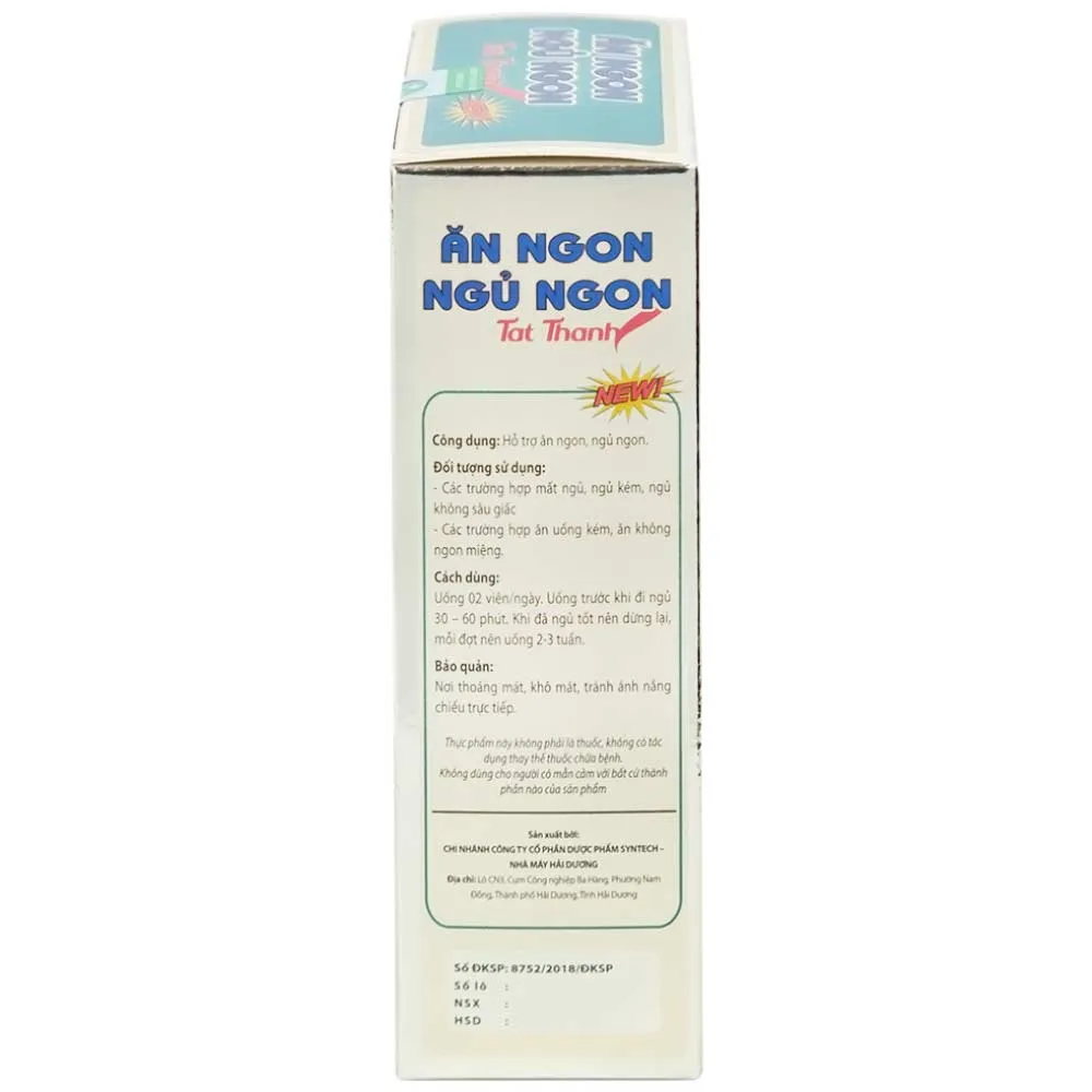 ĂN NGON NGỦ NGON TẤT THÀNH NEW 30V 8