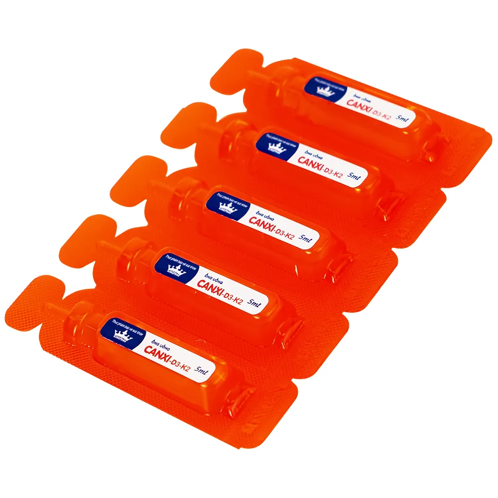 ỐNG UỐNG CANXI-D3-K2 KINGPHAR 6X5 ỐNG 12