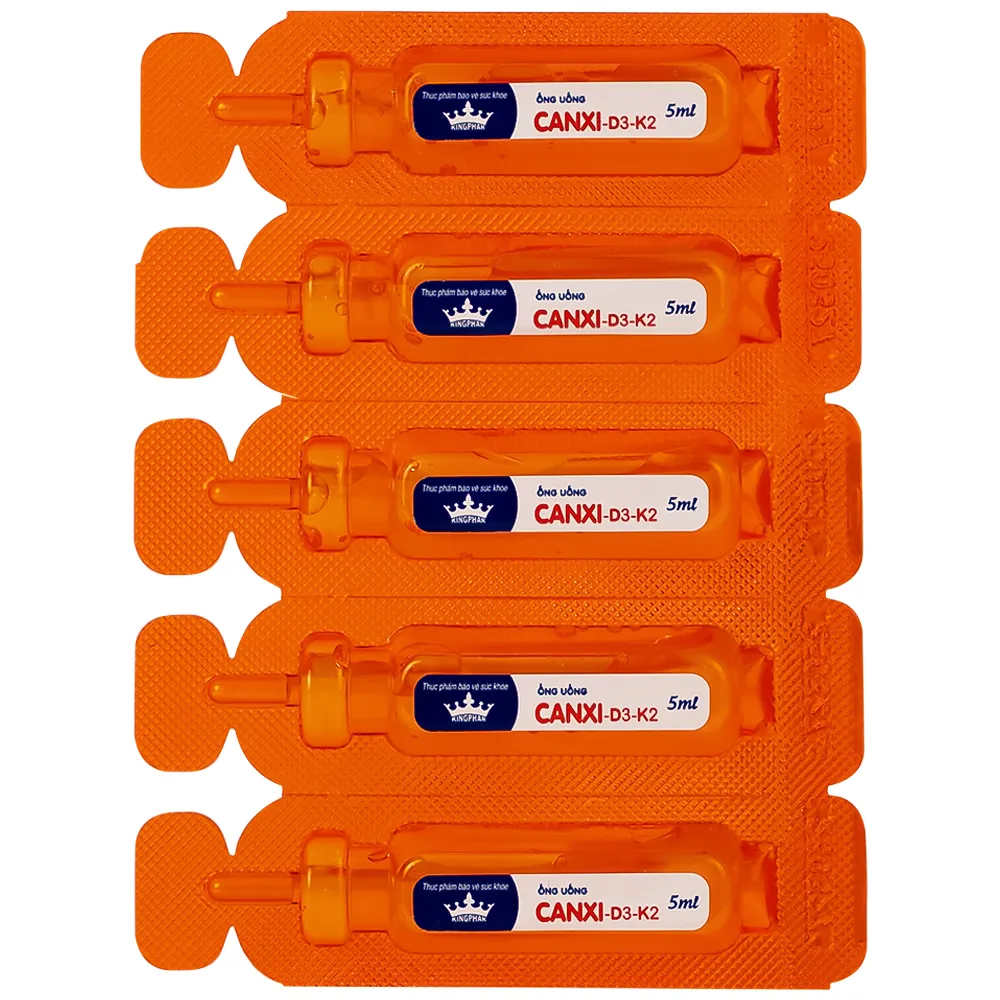 ỐNG UỐNG CANXI-D3-K2 KINGPHAR 6X5 ỐNG 11