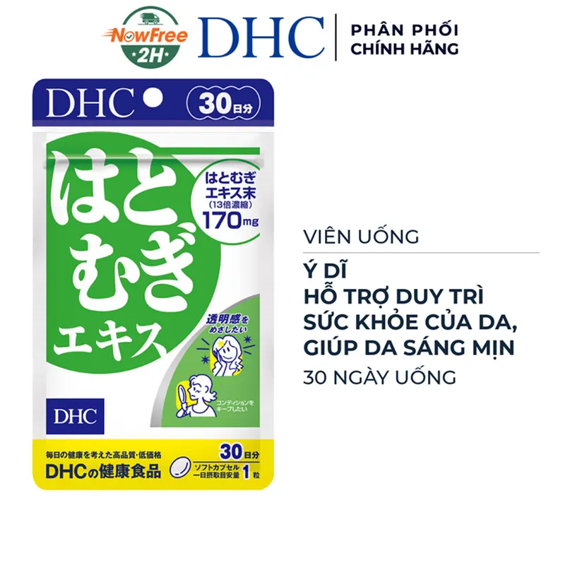  Thực Phẩm Bảo Vệ Sức Khỏe DHC Adlay Extract 2