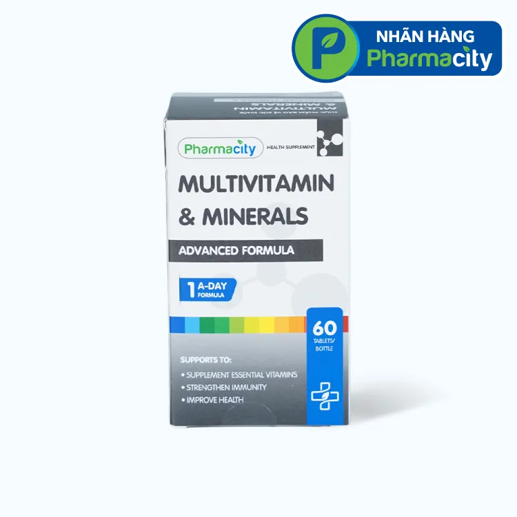 Advanced Formula Multivitamin & Minerals (60 viên) hỗ trợ bổ sung vitamin
