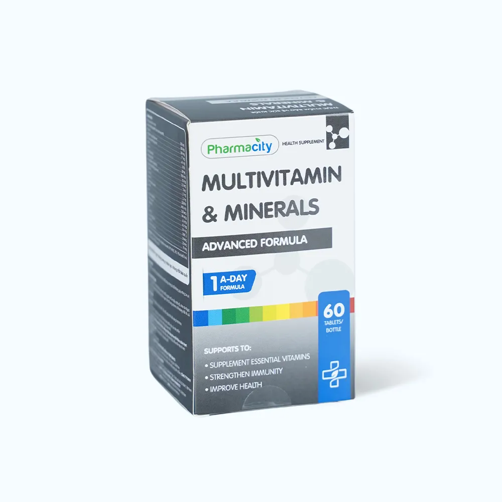Advanced Formula Multivitamin & Minerals (60 viên) hỗ trợ bổ sung vitamin 2