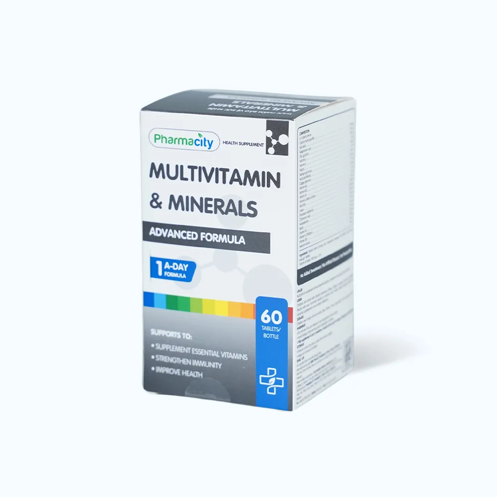 Advanced Formula Multivitamin & Minerals (60 viên) hỗ trợ bổ sung vitamin 3