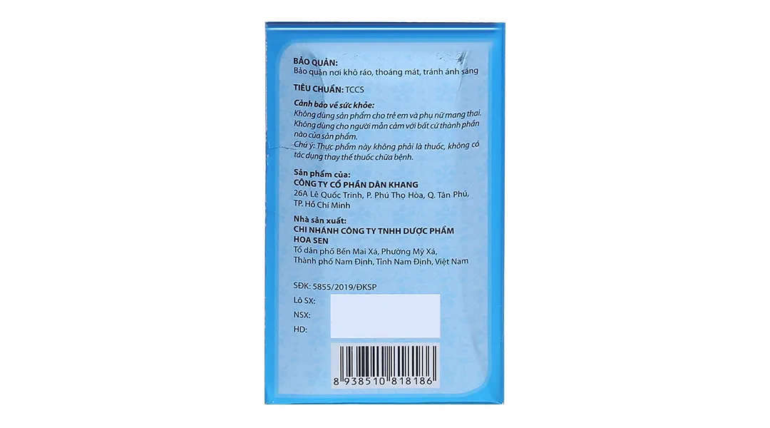 An Nữ Đan hộp 60 viên 5