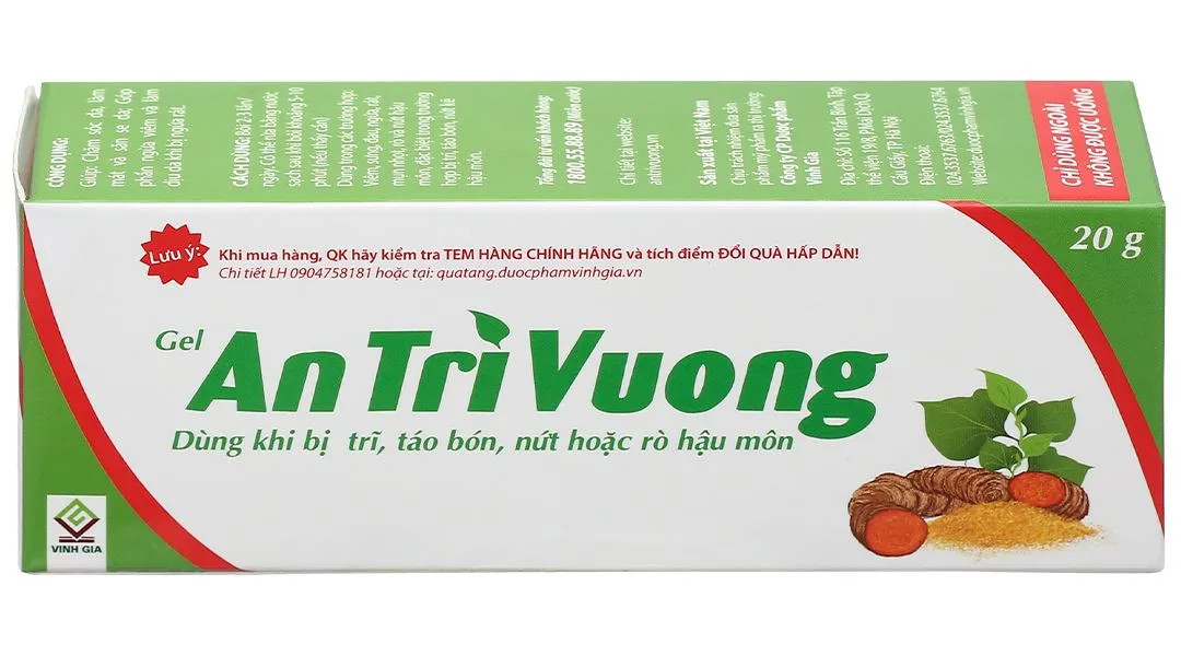 An Trĩ Vương Gel 20g 10