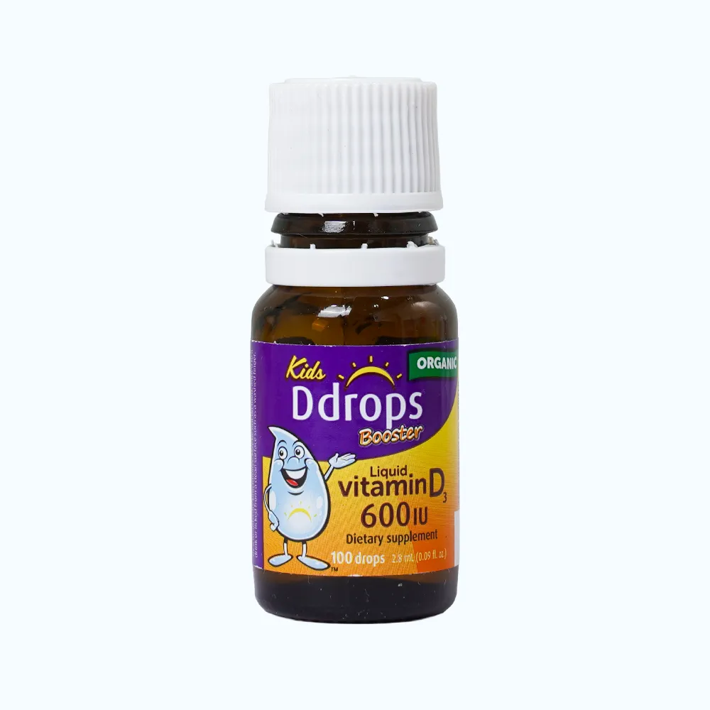 Bổ sung Vitamin D3 Ddrop Kids Hỗ Trợ Hấp Thu Calci Cho Trẻ Từ 1 Tuổi(Chai 2.8ml) 2