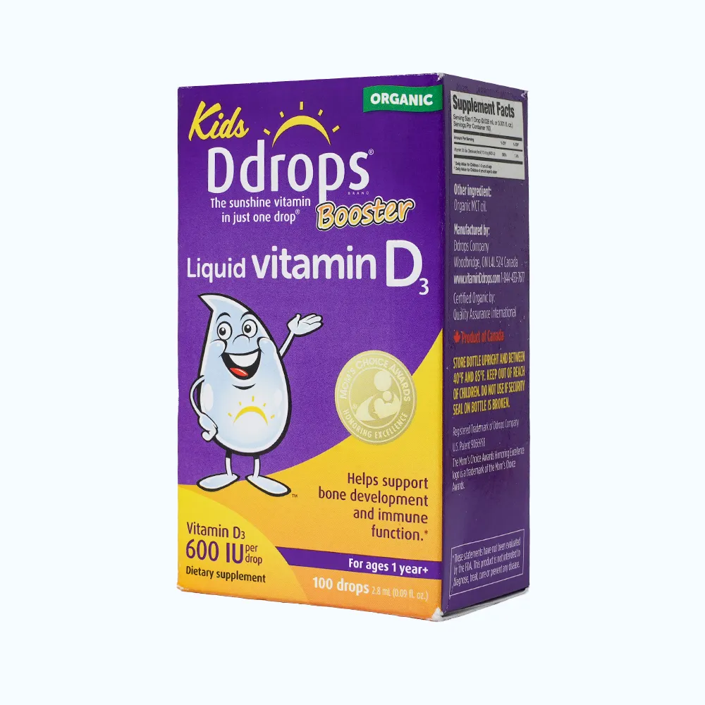 Bổ sung Vitamin D3 Ddrop Kids Hỗ Trợ Hấp Thu Calci Cho Trẻ Từ 1 Tuổi(Chai 2.8ml) 5