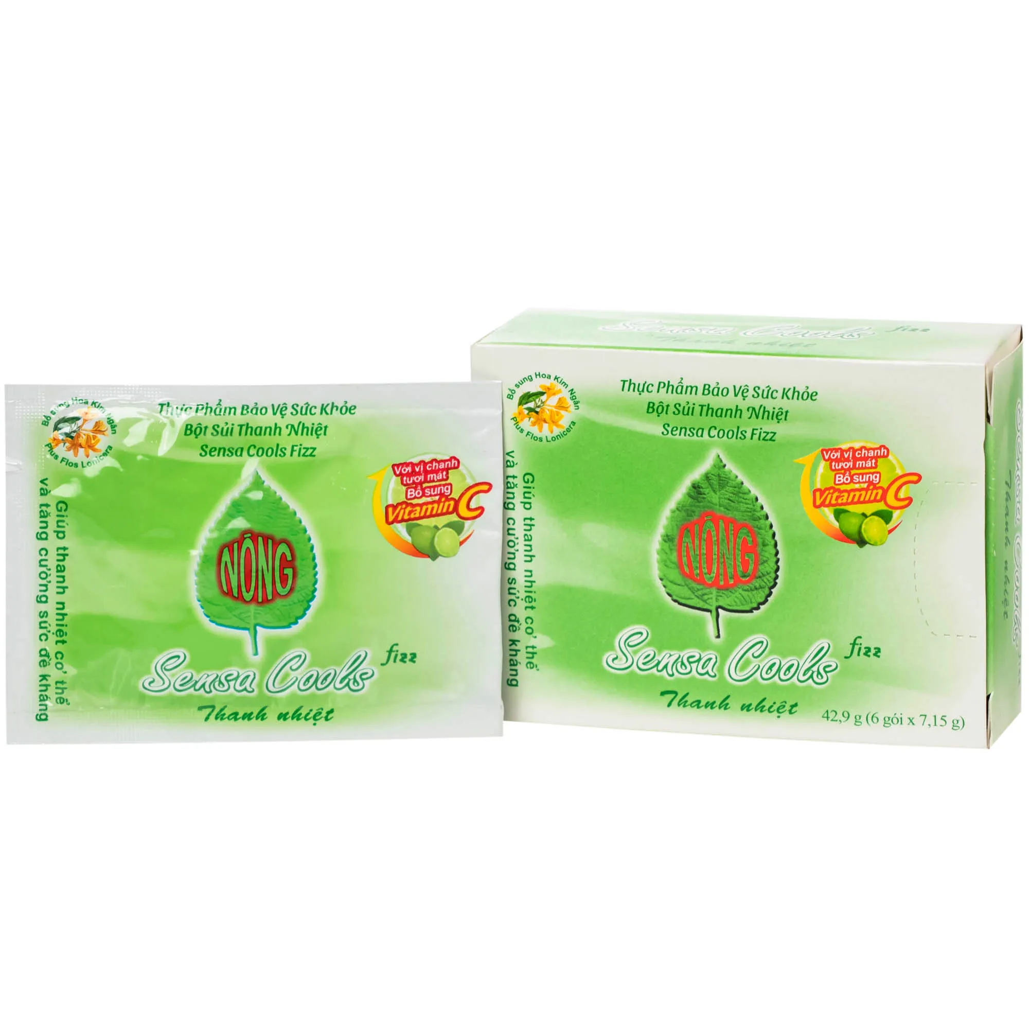BỘT SỦI THANH NHIỆT SENSA COOLS FIZZ 6 GÓI