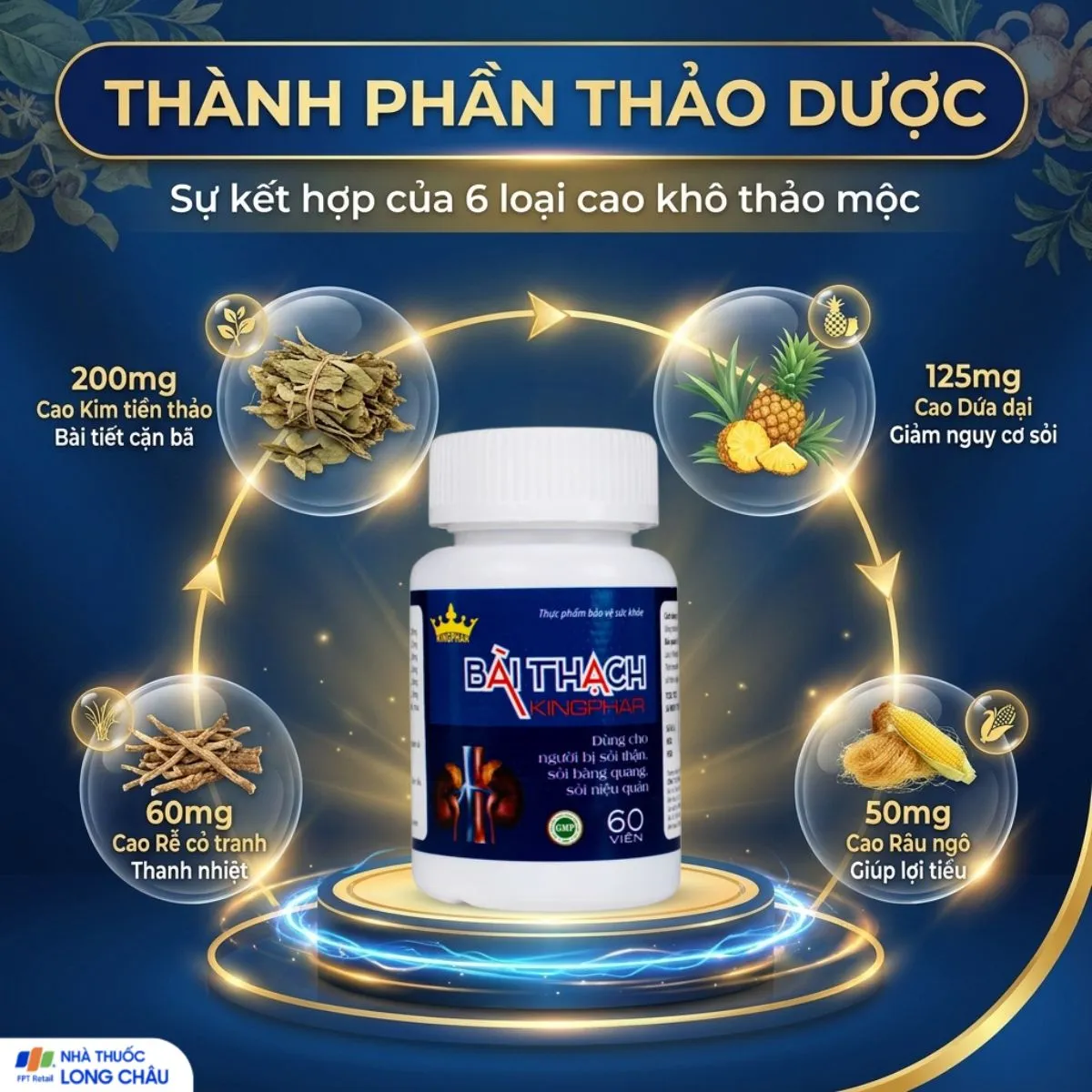 BÀI THẠCH KINGPHAR 60V 4
