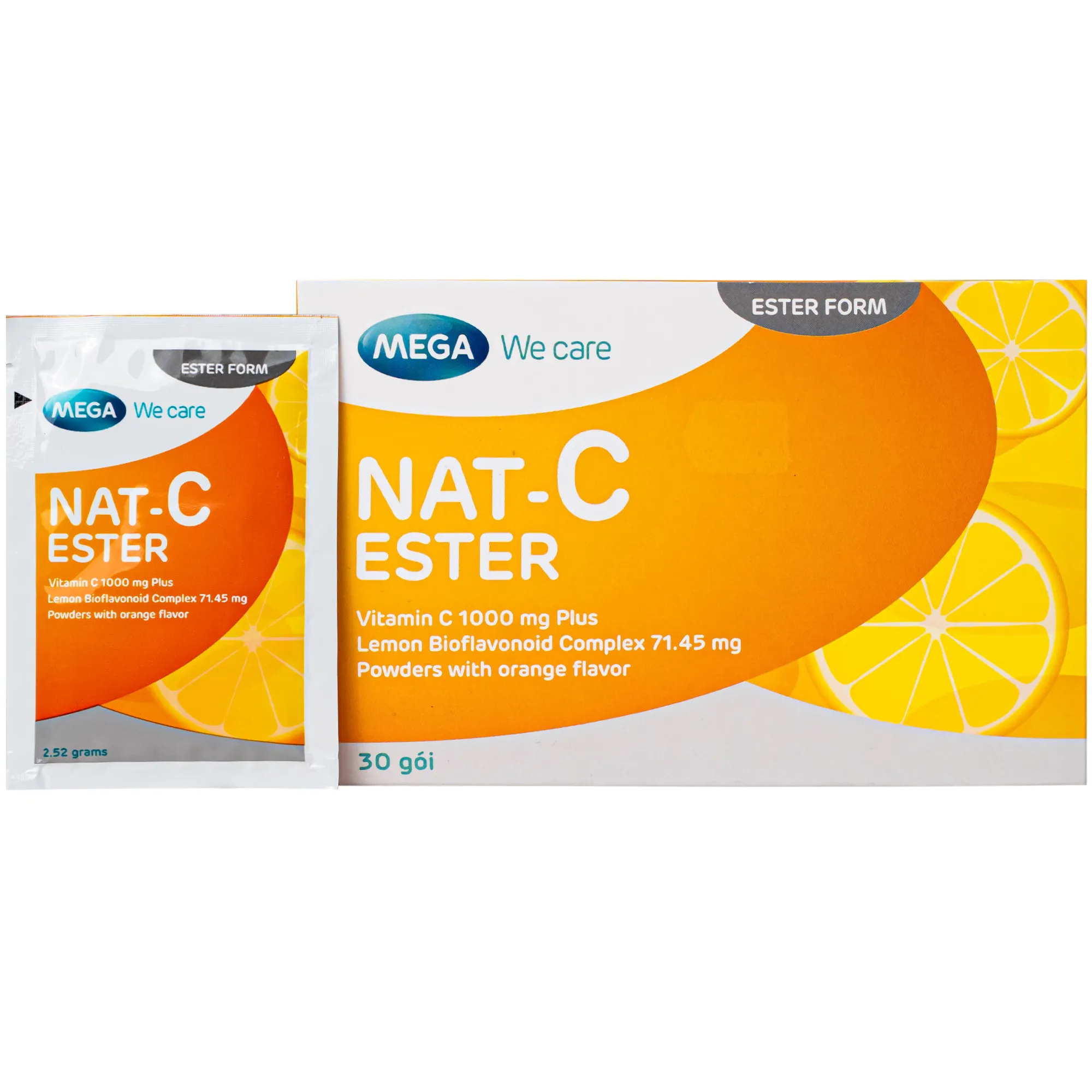 BỘT HỖ TRỢ TĂNG CƯỜNG SỨC ĐỀ KHÁNG NAT C ESTER MEGA 30 GÓI