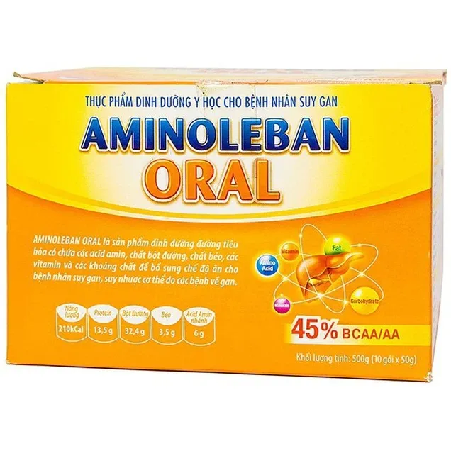 Bột pha Aminoleban Oral hỗ trợ bệnh nhân suy gan (50g) 4