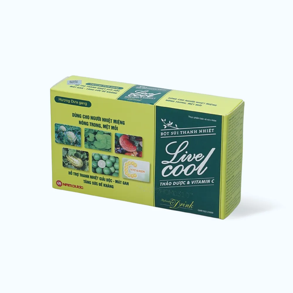 Bột sủi Nam Dược Live Cool hỗ trợ thanh nhiệt, mát gan (Hộp 10 gói x 7g) 2