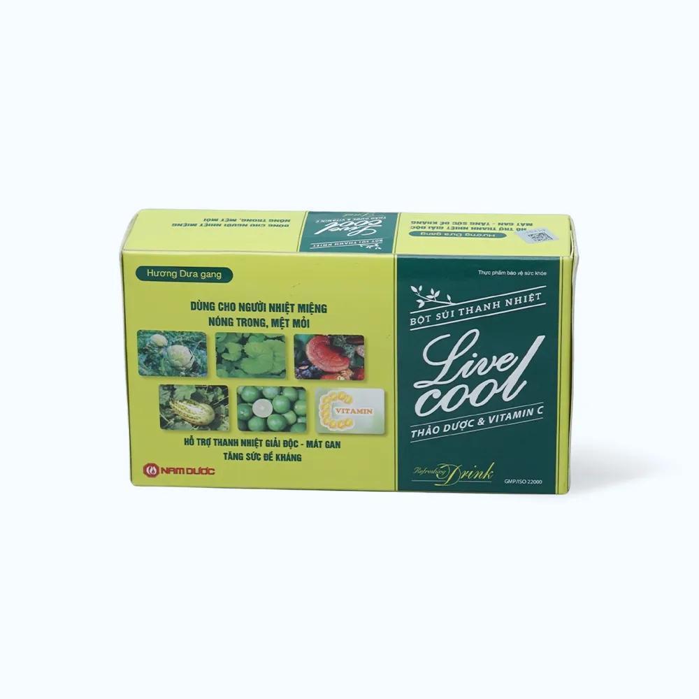 Bột sủi Nam Dược Live Cool hỗ trợ thanh nhiệt, mát gan (Hộp 10 gói x 7g) 4