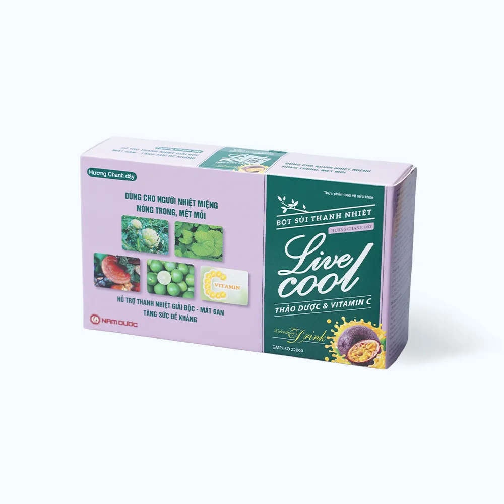 Bột sủi thanh nhiệt Live Cool (Hộp 10 gói x 7g) giúp mát gan và giải độc 5