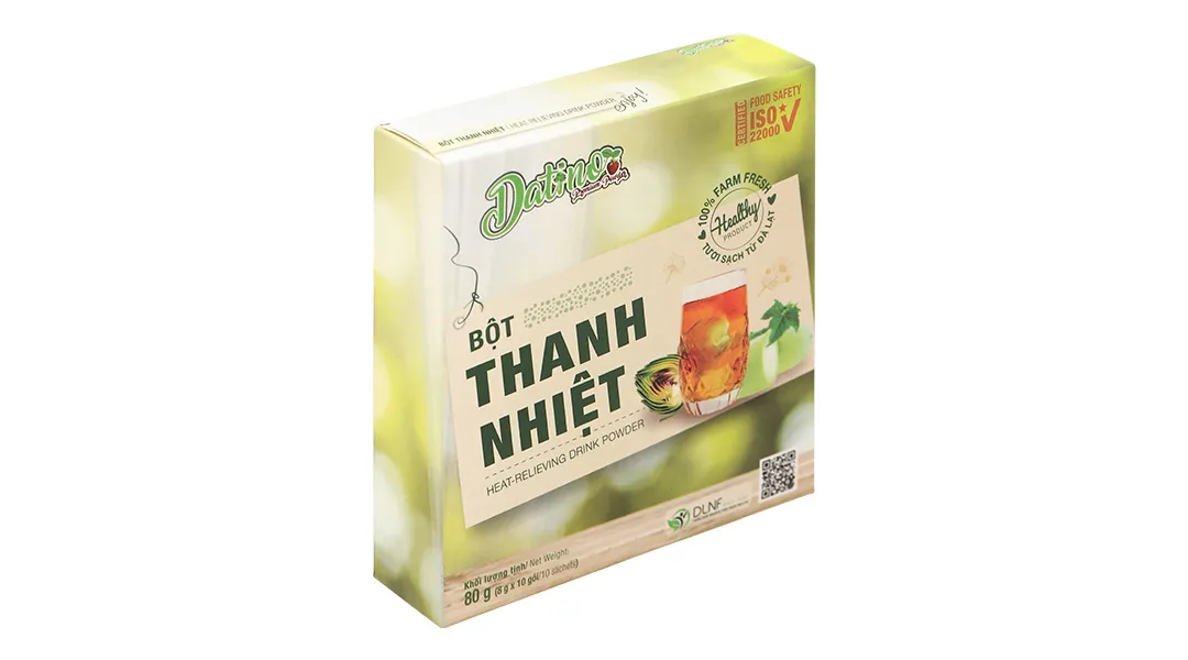 Bột Thanh Nhiệt Datino hộp 10 gói 2