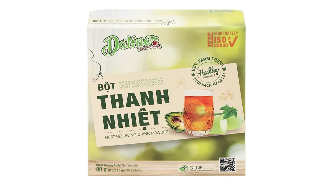 Bột Thanh Nhiệt Datino hộp 10 gói 3