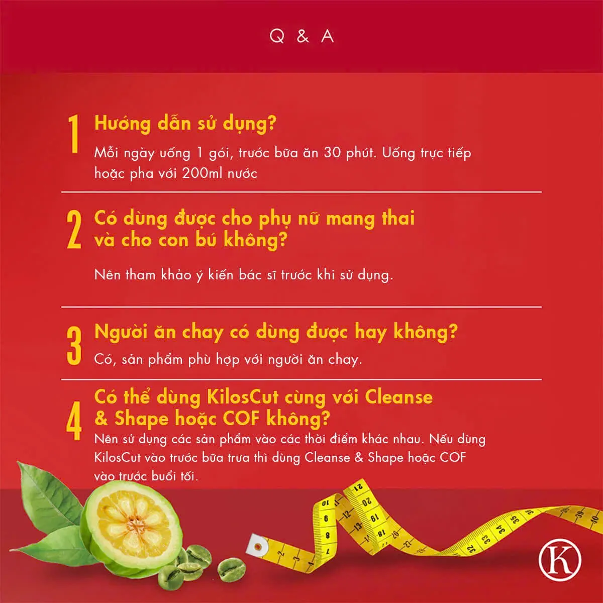 Bột uống giảm cân và giảm mỡ nội tạng cao cấp Kinohimitsu Kiloscut (10g X 30 Gói) 7