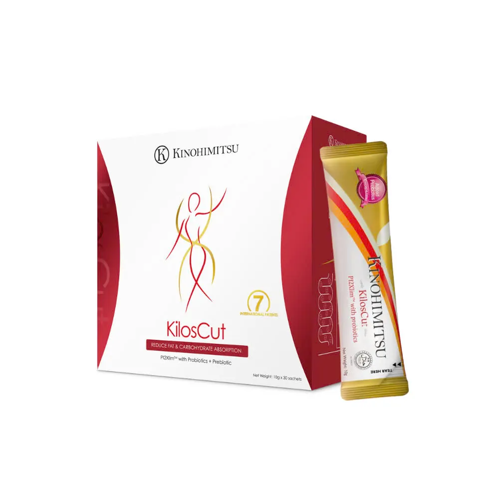 Bột uống giảm cân và giảm mỡ nội tạng cao cấp Kinohimitsu Kiloscut (10g X 30 Gói) 10