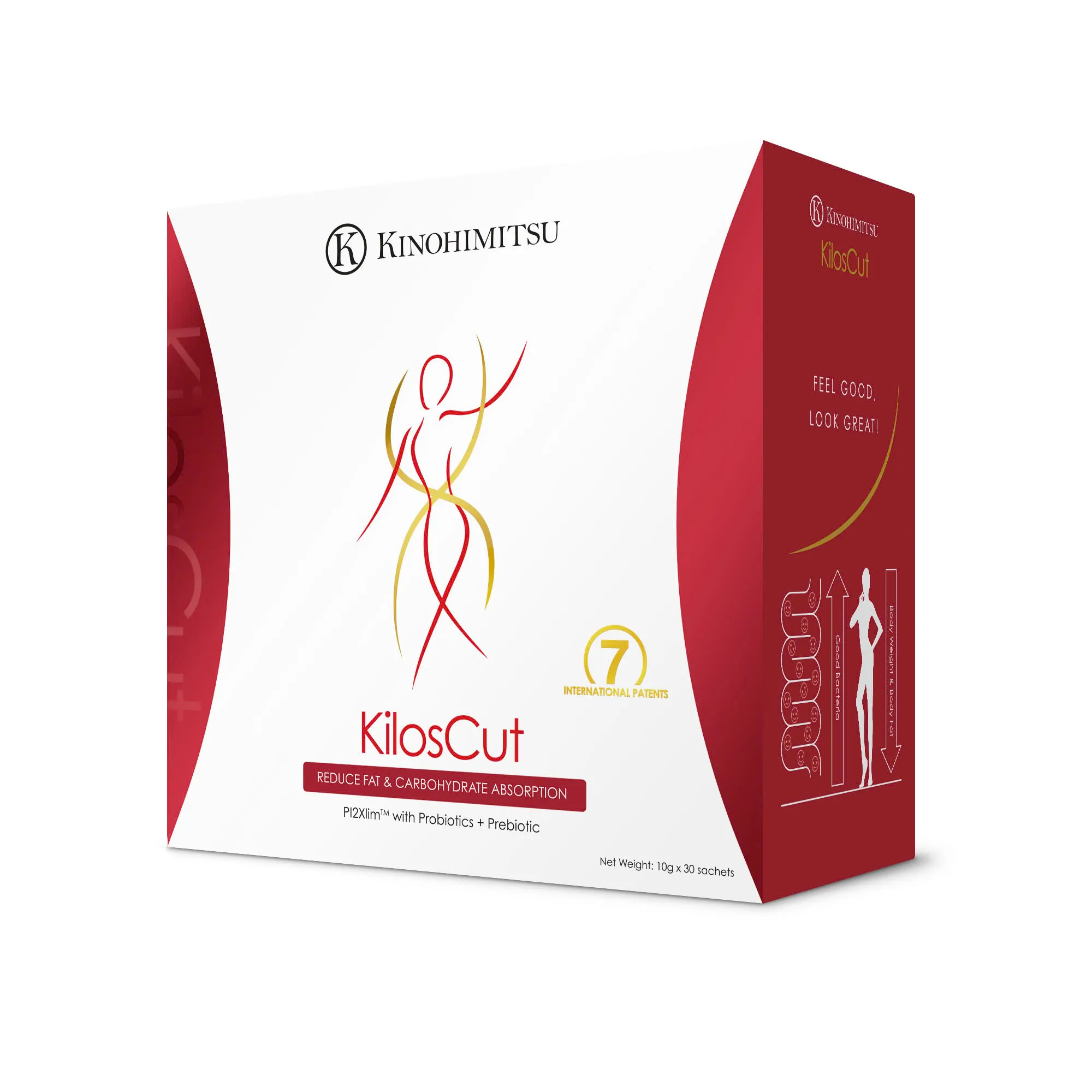 Bột uống giảm cân và giảm mỡ nội tạng cao cấp Kinohimitsu Kiloscut (10g X 30 Gói) 11