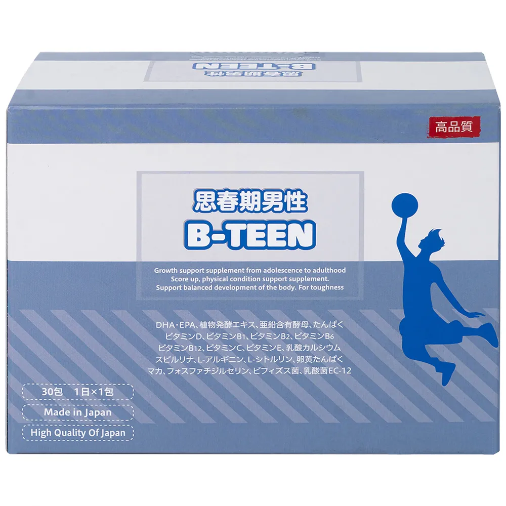 B-TEEN KENKO HỖ TRỢ PHÁT TRIỂN CHO BÉ TRAI GIAI ĐOẠN DẬY THÌ 30 GÓI X 15G 14