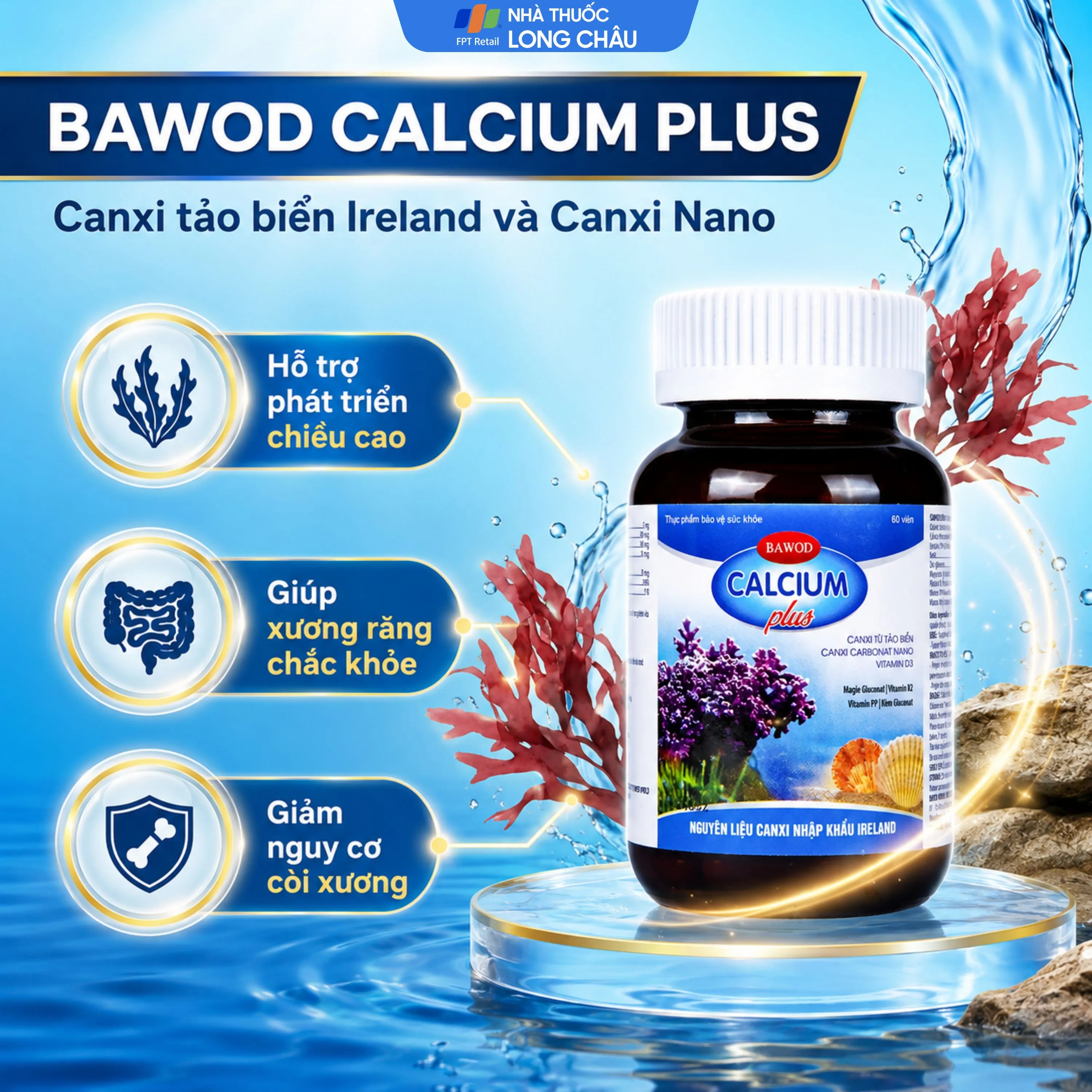 BAWOD CALCIUM PLUS HDPHARMA 60V 2