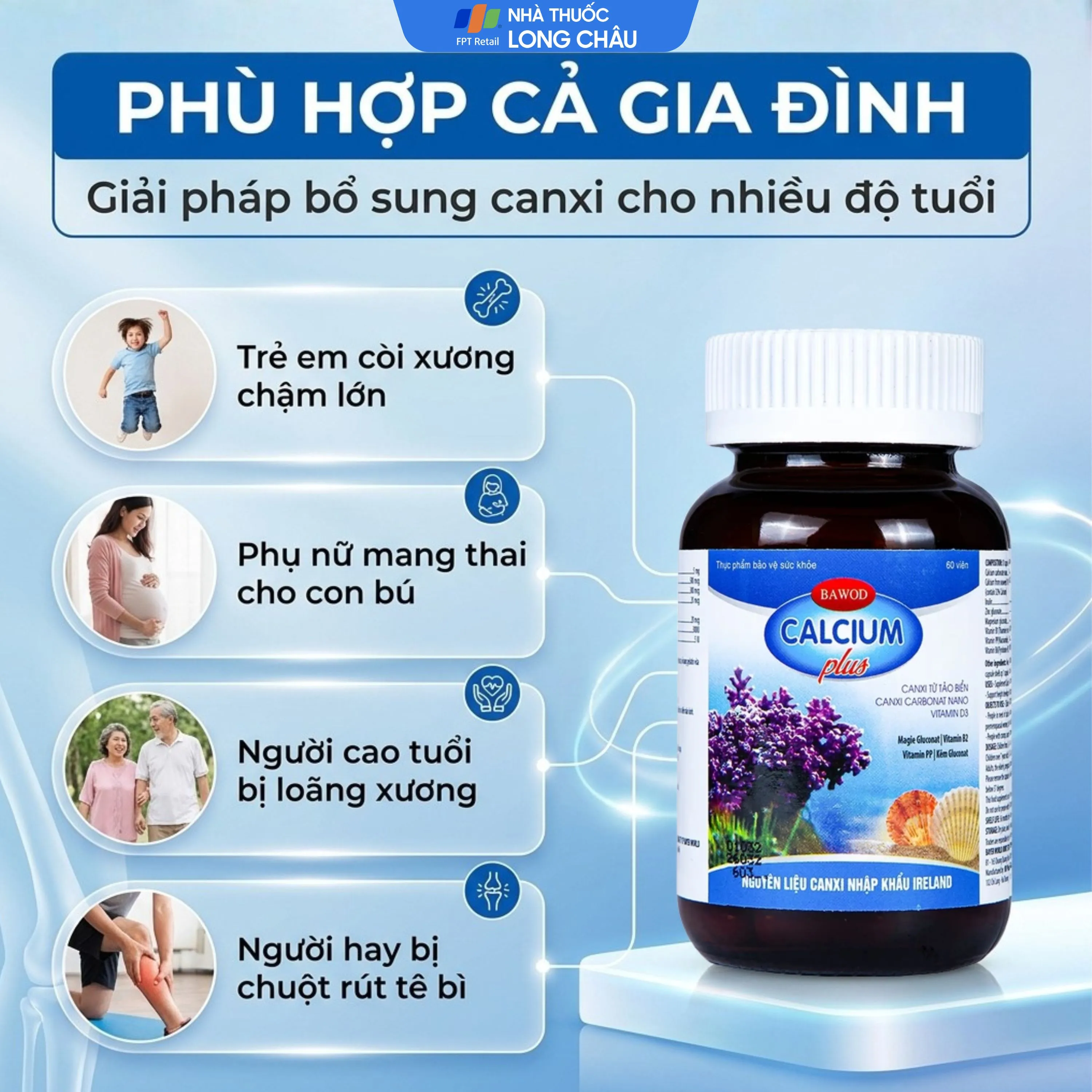 BAWOD CALCIUM PLUS HDPHARMA 60V 4