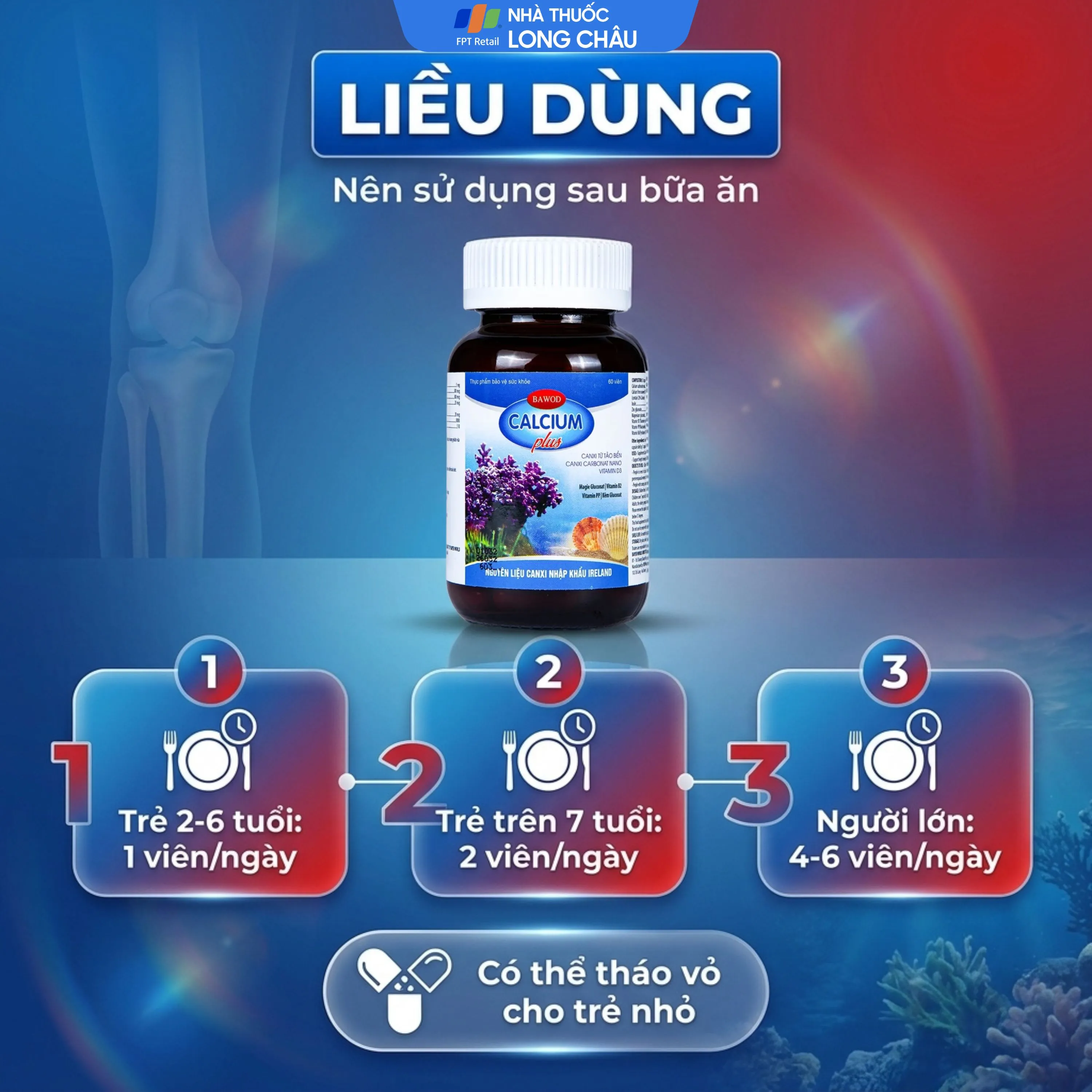 BAWOD CALCIUM PLUS HDPHARMA 60V 5