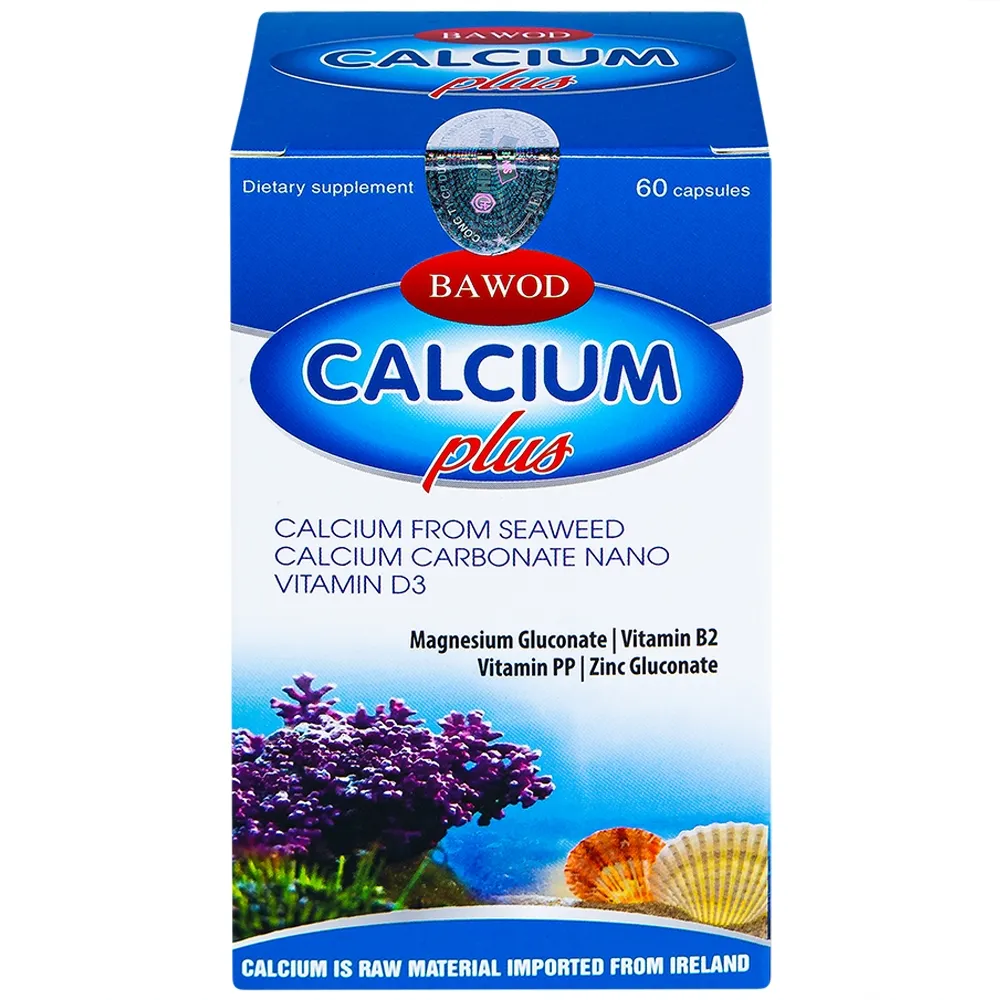 BAWOD CALCIUM PLUS HDPHARMA 60V 6