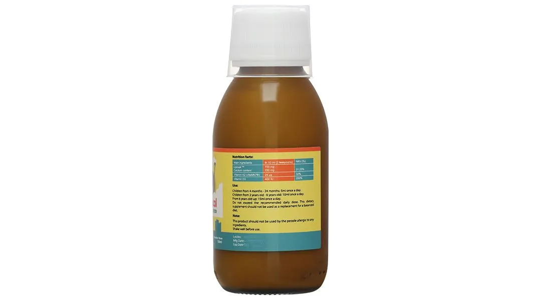Bestical bổ sung canxi; hỗ trợ xương, răng chắc khỏe chai 120 ml 13