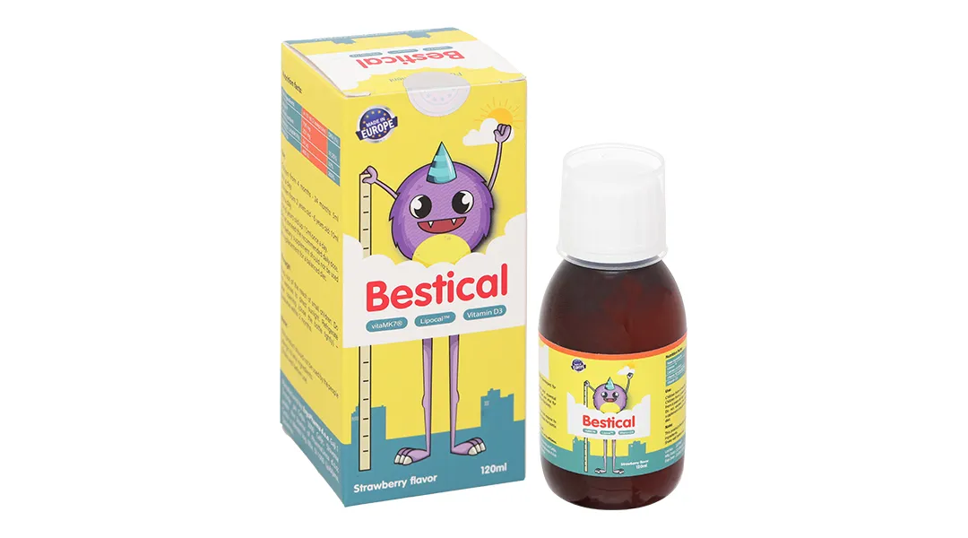 Bestical bổ sung canxi; hỗ trợ xương, răng chắc khỏe chai 120 ml 14