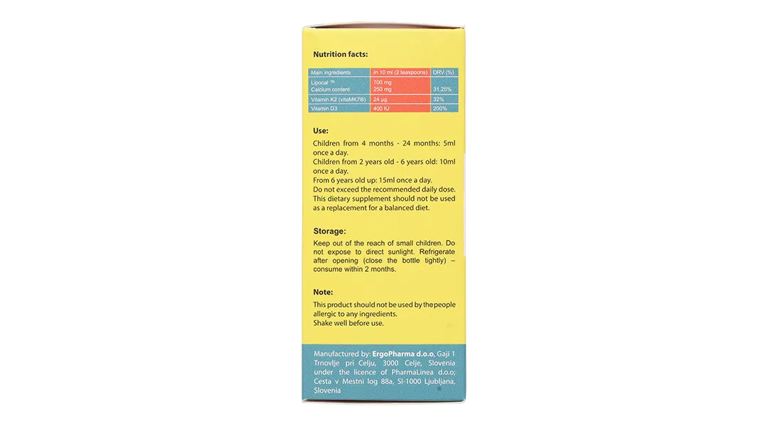 Bestical bổ sung canxi; hỗ trợ xương, răng chắc khỏe chai 120 ml 19