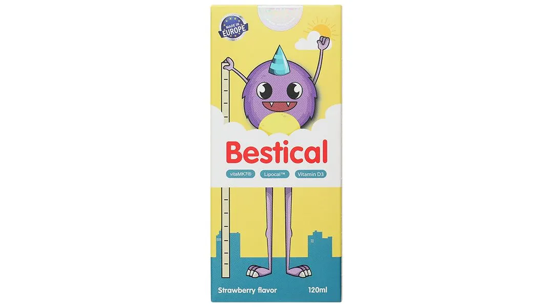 Bestical bổ sung canxi; hỗ trợ xương, răng chắc khỏe chai 120 ml 4