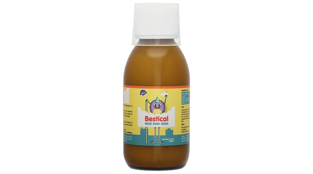 Bestical bổ sung canxi; hỗ trợ xương, răng chắc khỏe chai 120 ml 10