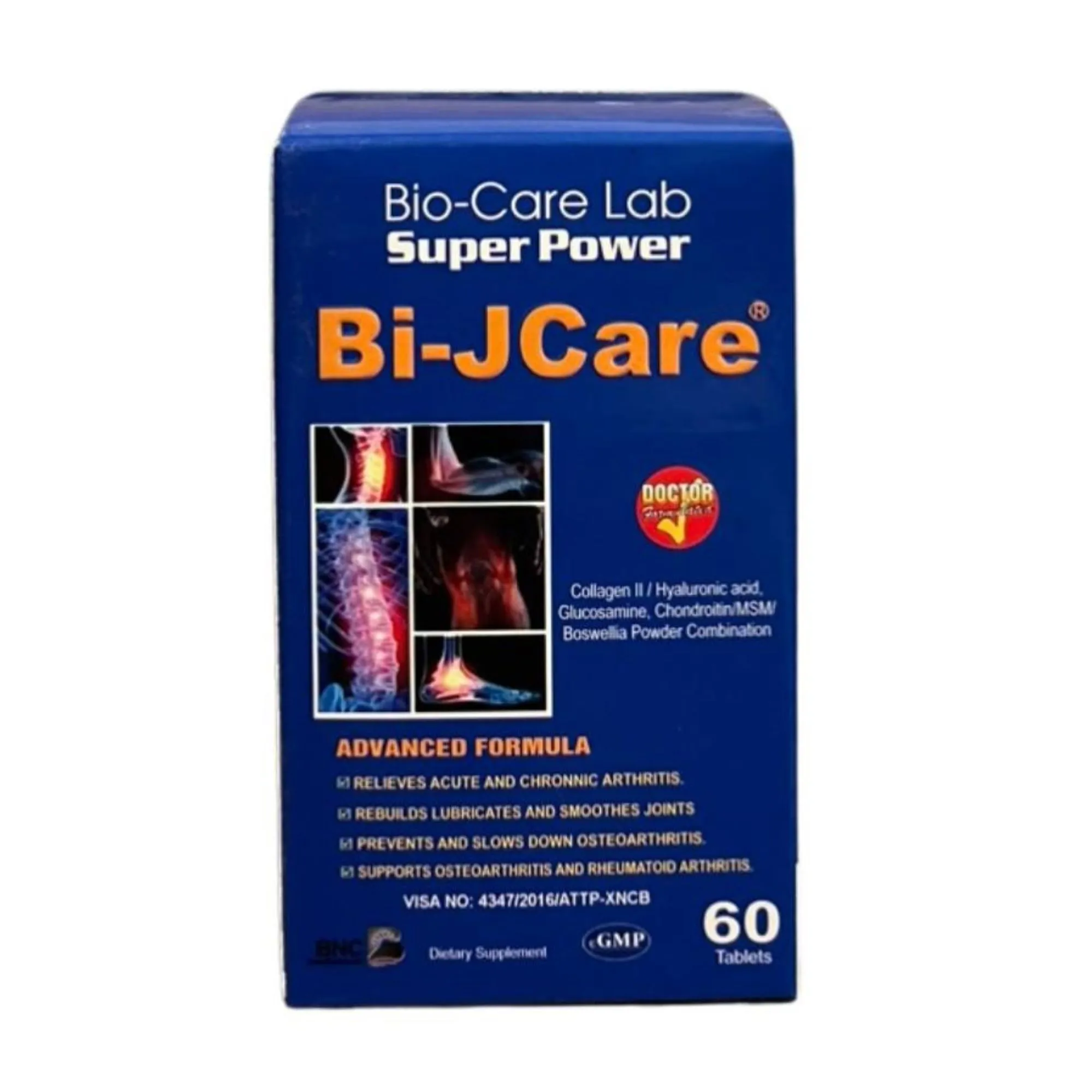 Bi-Jcare – Hỗ trợ xương khớp, bổ sung chất nhờn, tái tạo sụn hiệu quả (120 viên) 4
