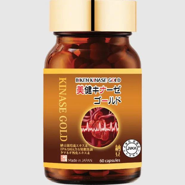 Biken Kinase Gold Viên uống phòng ngừa và hỗ trợ điều trị đột quỵ Nhật 60viên